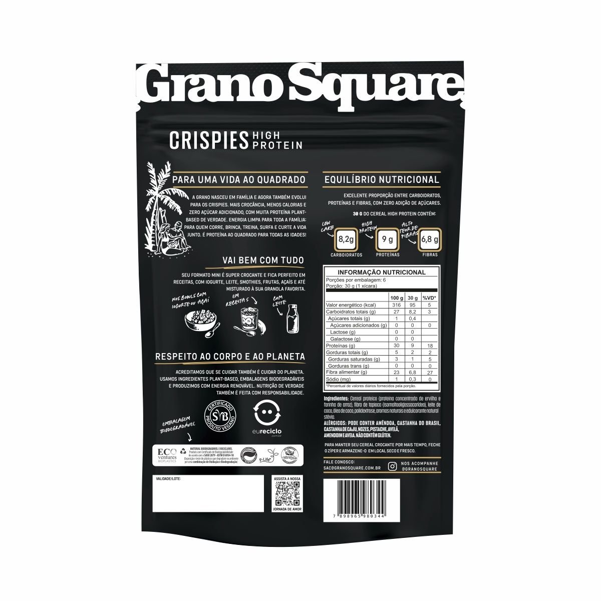 Crispies GranoSquare PROTEIN Vanilla Crunchy 180g