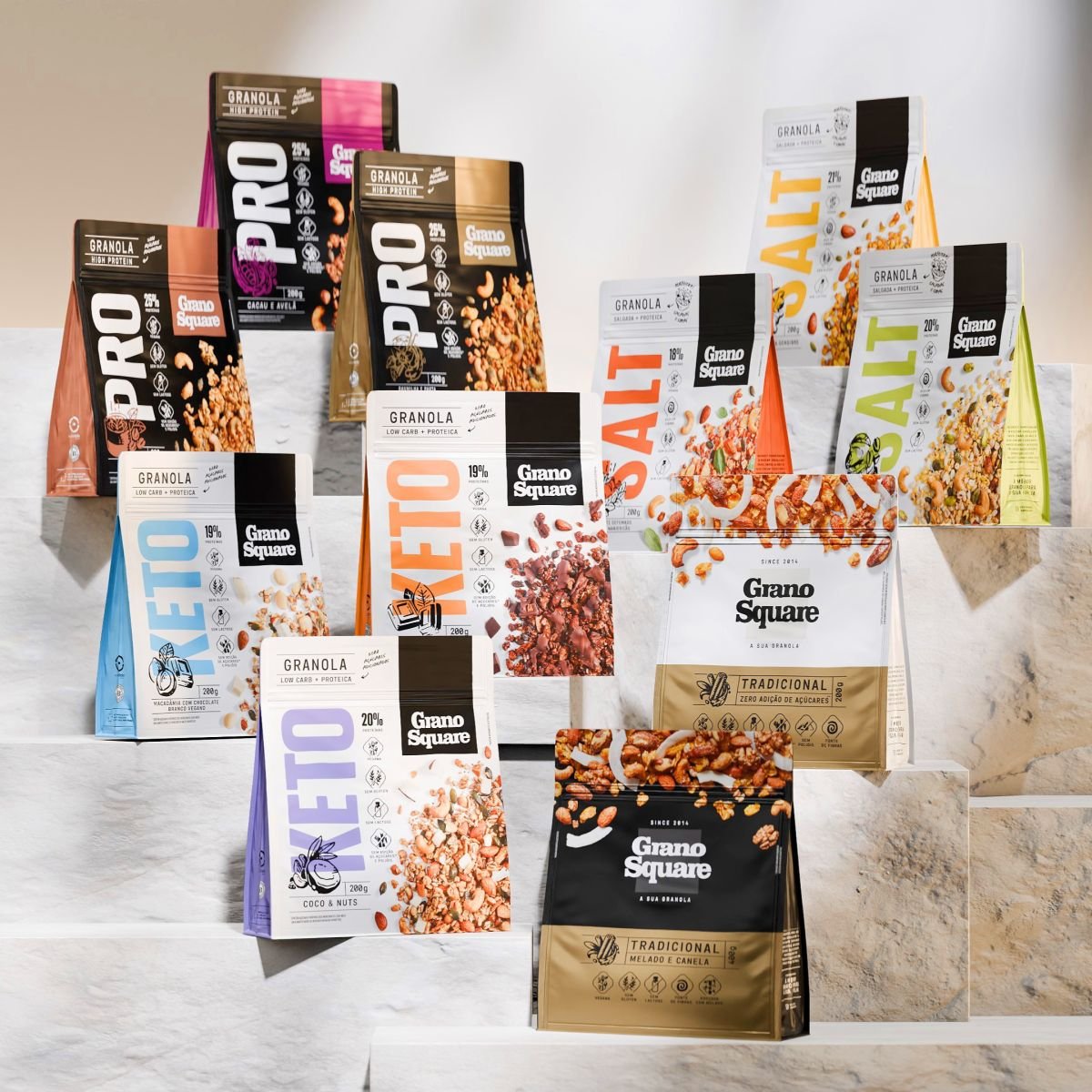 Granola GranoSquare PRO Cappuccino 200g